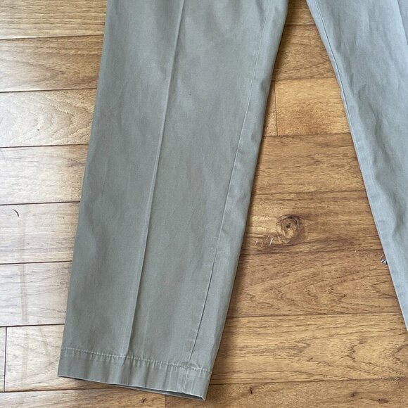 Banana Republic Emerson Chino Pants Mens Size 36 x 30.5 Khaki Flat Front Preppy - Picture 4 of 15